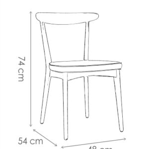 SILLA MOSS I/ MOSS II TAPIZADA: imagen 5