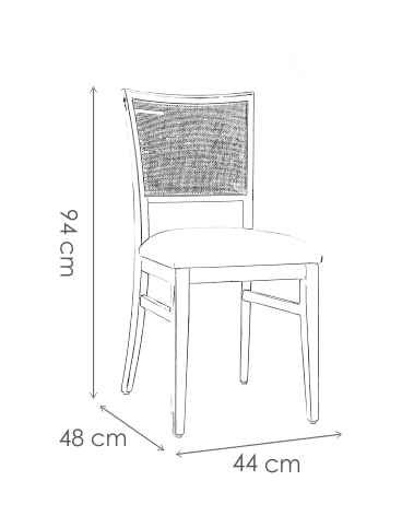 SILLA AGUSTINA ESTERILLADA
