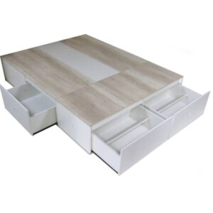 CAMA TERRA CON 6 CAJONES - 1.50x1.95 // 1.70x2.05 // 2.00x2.05: imagen 6