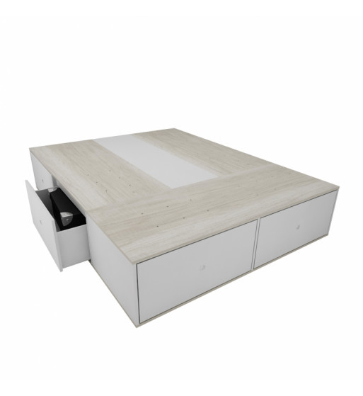 CAMA TERRA CON 6 CAJONES - 1.50x1.95 // 1.70x2.05 // 2.00x2.05
