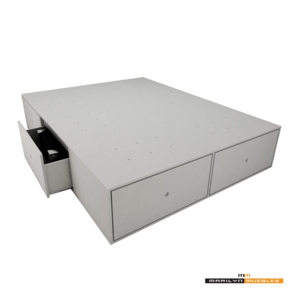 CAMA TERRA CON 6 CAJONES - 1.50x1.95 // 1.70x2.05 // 2.00x2.05