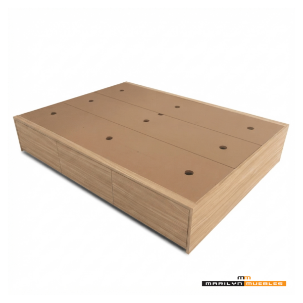 CAMA FEISEN CON 6 CAJONES - 1.40/1.50/1.60x1.90