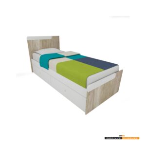 CAMA CRECIENTE CON 2 CAJONES - 0.80x1.90 (1 PLAZA)
