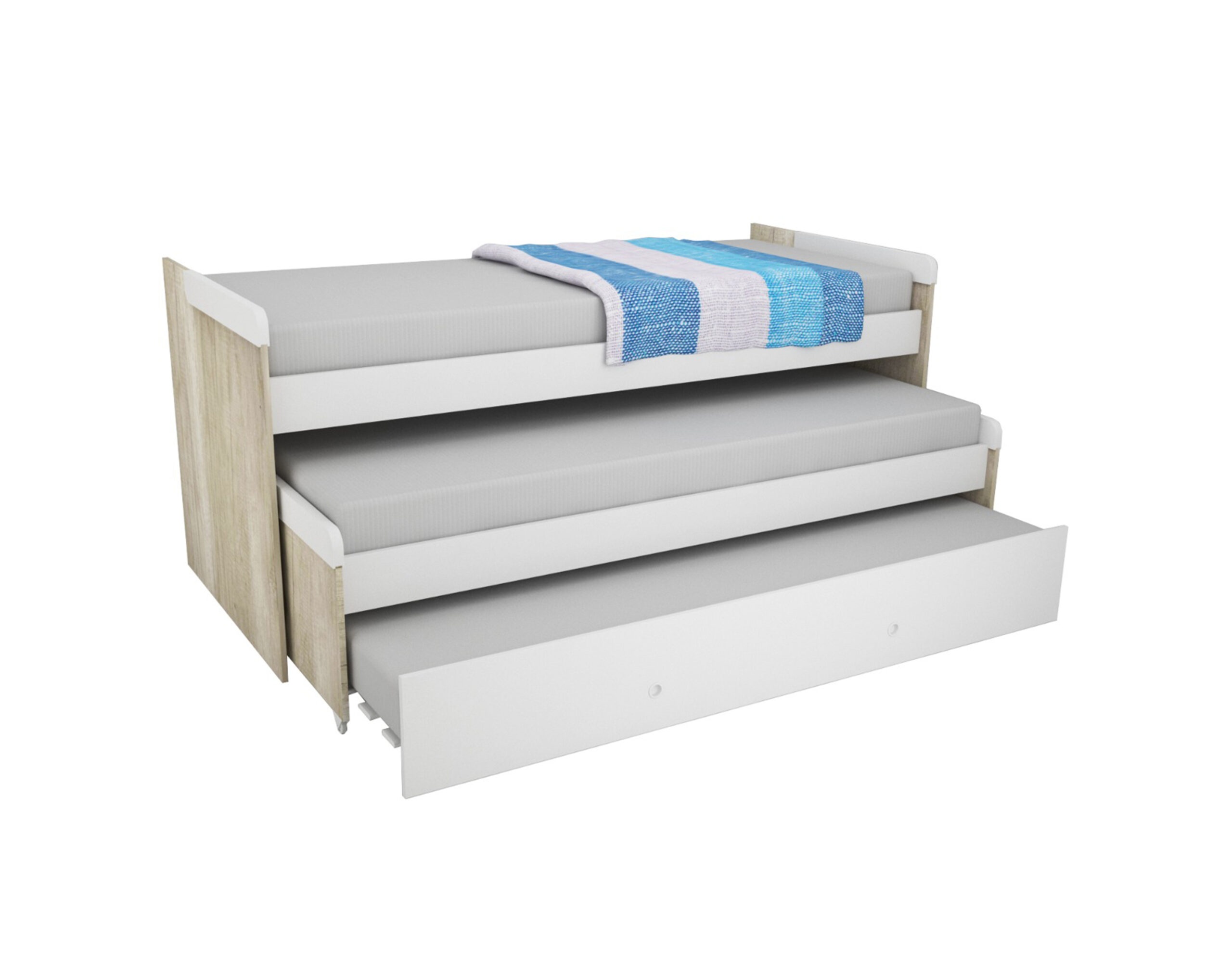 CAMA NIDO TRIPLE LINEA CRECIENTE - 1702-3-8: imagen 16
