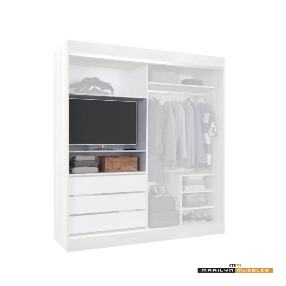 VESTIDOR MAGNUS - 1.80×2.00 - CON ESPEJO: imagen 5