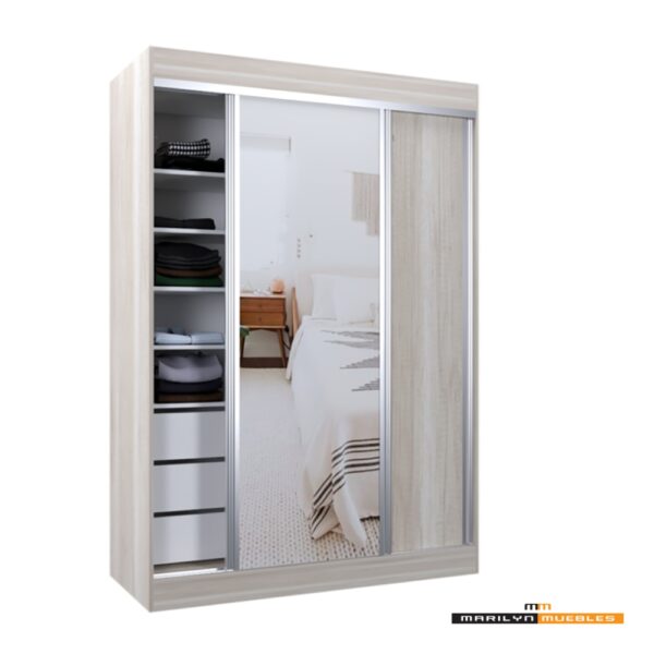 VESTIDOR MAGNUS - 1.40×2.00 CON ESPEJO
