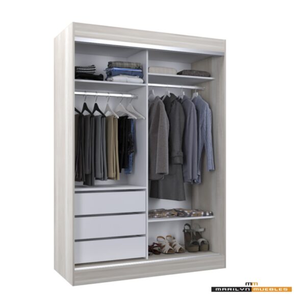 VESTIDOR MAGNUS - 1.40×2.00 CON ESPEJO