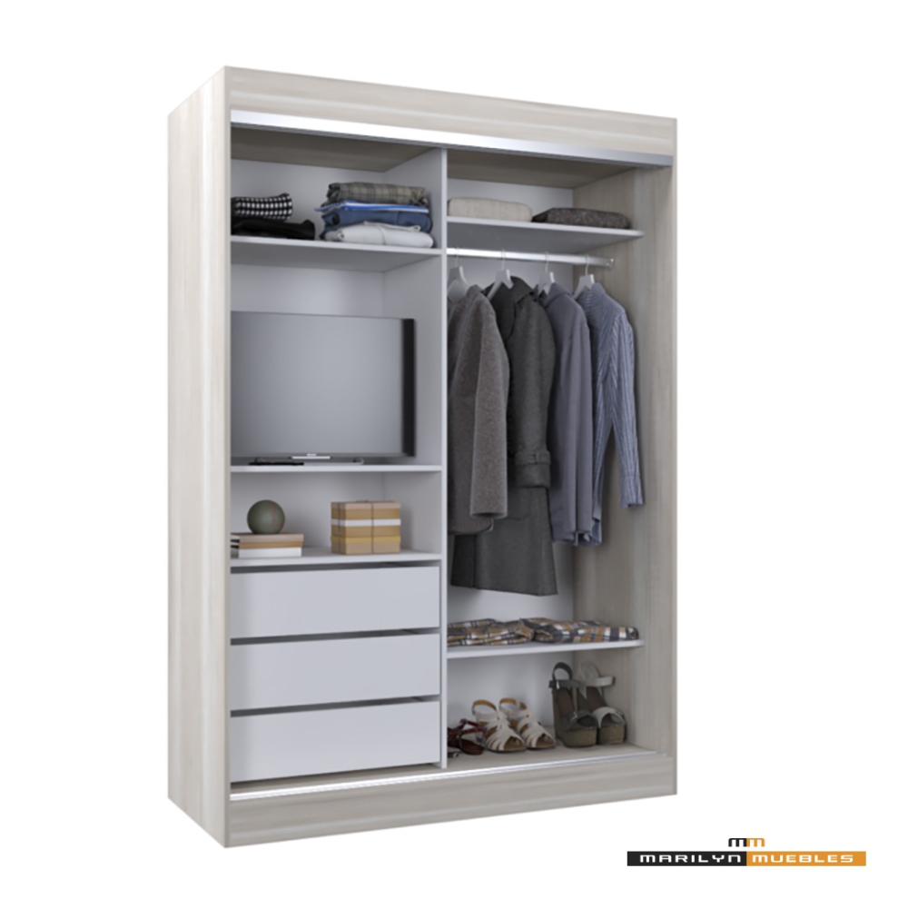VESTIDOR MAGNUS - 1.40×2.00 CON ESPEJO: imagen 6