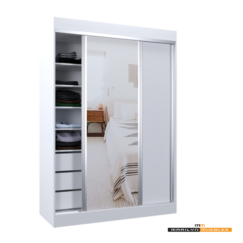 VESTIDOR MAGNUS - 1.40×2.00 CON ESPEJO: imagen 4