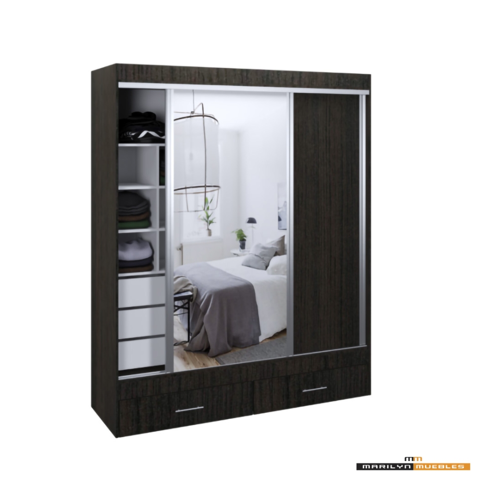 VESTIDOR MAGNUS PLUS - 1.80×2.20 - CON ESPEJO: imagen 8