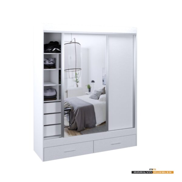 VESTIDOR MAGNUS PLUS - 1.80×2.20 - CON ESPEJO