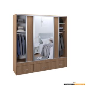 VESTIDOR MAGNUS PLUS 3 PUERTAS - 2.20x2.20 - CON ESPEJO: imagen 3