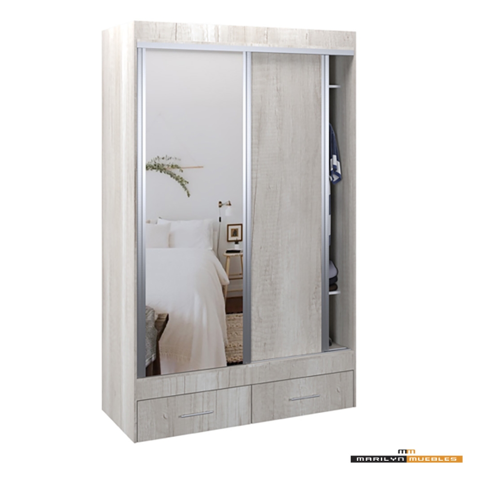 VESTIDOR MAGNUS PLUS - 1.40×2.20 - CON ESPEJO: imagen 7