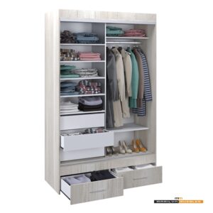 VESTIDOR MAGNUS PLUS - 1.40×2.20 - CON ESPEJO: imagen 2