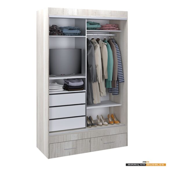 VESTIDOR MAGNUS PLUS - 1.40×2.20 - CON ESPEJO