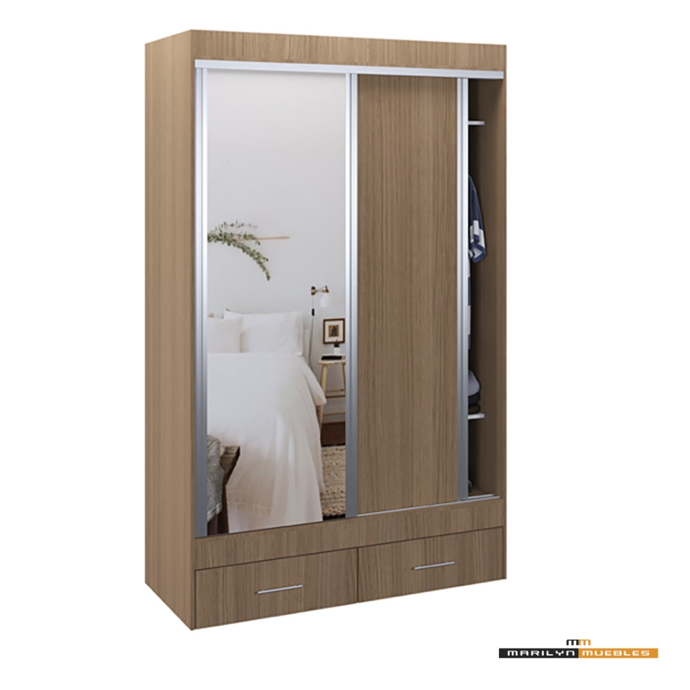 VESTIDOR MAGNUS PLUS - 1.40×2.20 - CON ESPEJO: imagen 5