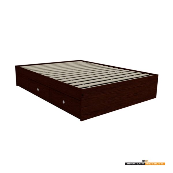 CAMA TERRA CON 4 CAJONES - 1.40x1.90