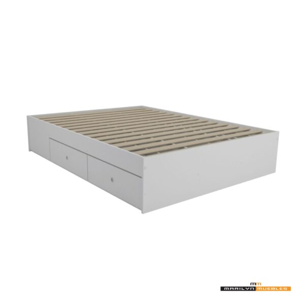 CAMA TERRA CON 4 CAJONES - 1.40x1.90