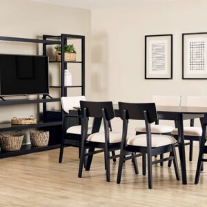 JUEGO DE COMEDOR 5 (MESA VINTAGE EXTENSIBLE + 4 SILLAS Y 2 SILLONES KIOTO): imagen 2