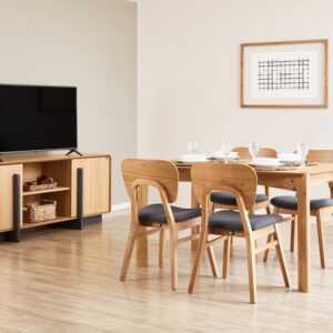 JUEGO DE COMEDOR 3 (MESA BOHEMIA + 4 SILLAS NAOTO): imagen 2