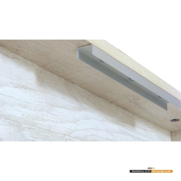 PANEL PARA TV CON ESTANTE 1.28×0.78×0.3 - LINEA LIVING - 1851