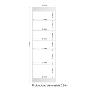ACCESORIO VESTIDOR MAGNUS - 0.62×2.00: imagen 6