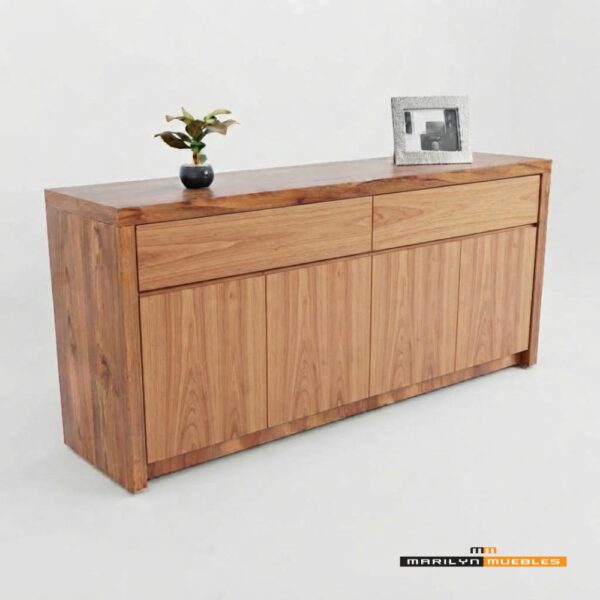 RACK 1.60X0.70 M PARAISO C/ PUERTAS Y 2 CAJONES
