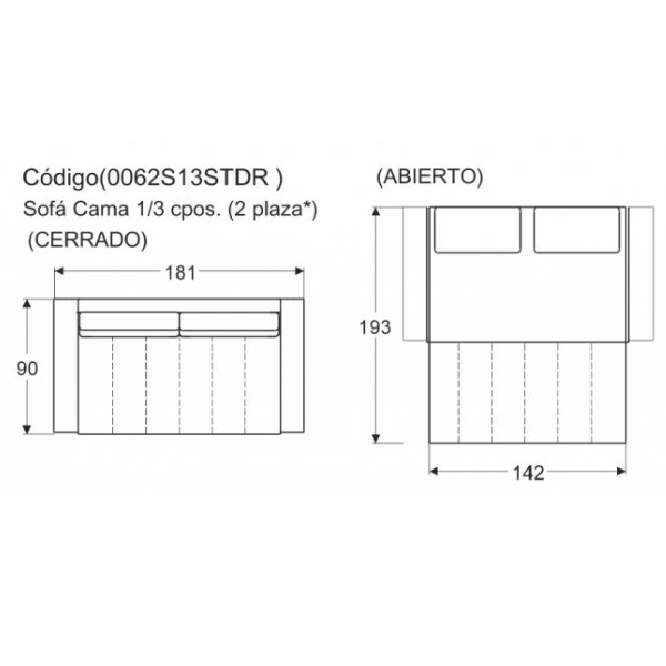 SOFA CAMA PULLMAN