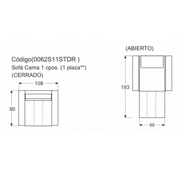 SOFA CAMA PULLMAN