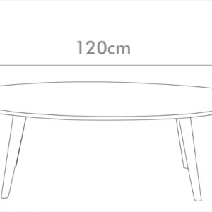 MESA OLSEN DE CENTRO 120x39alt.: imagen 3