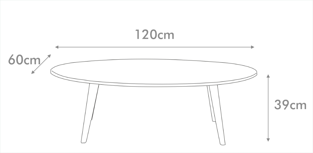MESA OLSEN DE CENTRO 120x39alt.