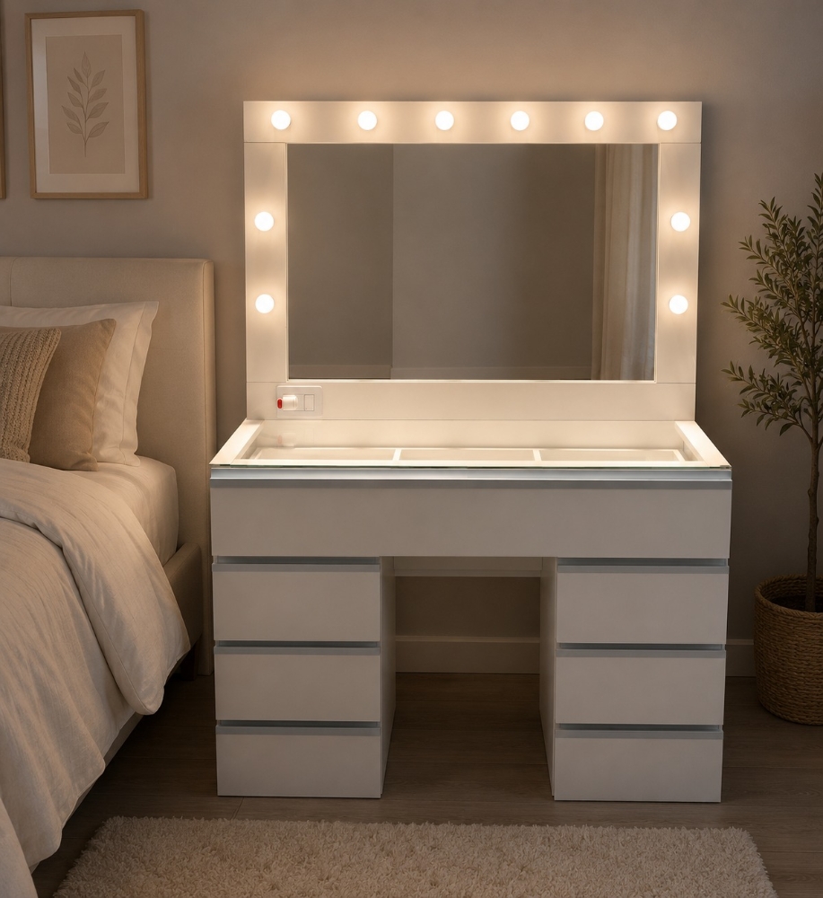 MAQUILLADOR DE PIE XXL 163X120X38 CON LUCES