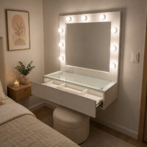 MAQUILLADOR FLOTANTE 95X90X38 CON LUCES: imagen 2