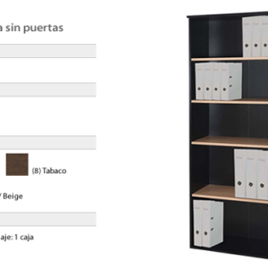 531 BIBLIOTECA SIN PUERTAS 188X75X35: imagen 2