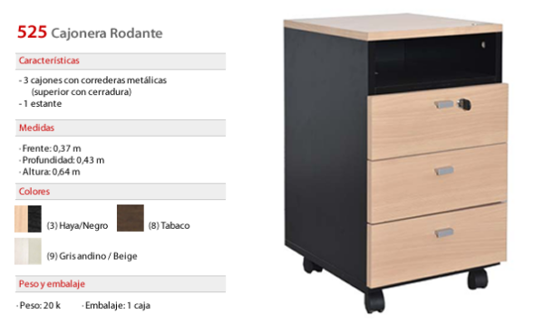 525 CAJONERA RODANTE