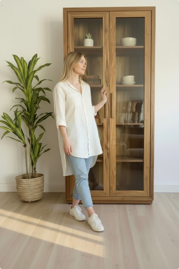 VITRINA BERENICE DOBLE 187X94X40